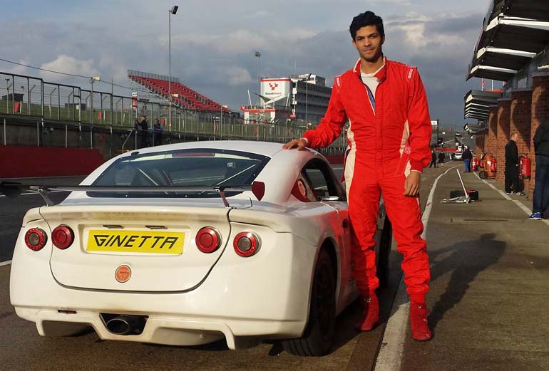 Mohamed Elshimy SVG Motor Sport Ginetta racer