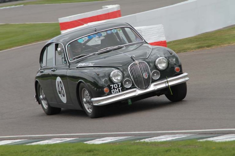Jaguar Mk2 race car at Goodwood