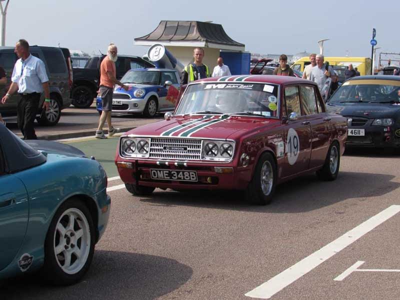 Toyota Corona at the Brighton Speed Trials