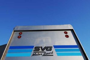 SVG Motor Sport transporter
