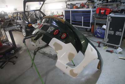 Fiberglass bodywork repairs